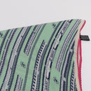 CHANEL Scarf Silk Green CC Auth 204962M-15
