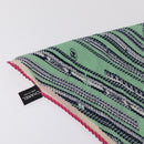 CHANEL Scarf Silk Green CC Auth 204962M-22