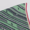 CHANEL Scarf Silk Green CC Auth 204962M-5