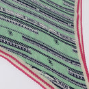 CHANEL Scarf Silk Green CC Auth 204962M-8