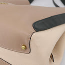 Coach Shoulder Bag Leather Gold Beige Auth 204975A-9