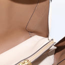 Coach Shoulder Bag Leather Gold Beige Auth 204975A-20