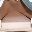 Coach Shoulder Bag Leather Gold Beige Auth 204975A-23