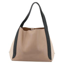 Coach Shoulder Bag Leather Gold Beige Auth 204975A-2