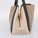 Coach Shoulder Bag Leather Gold Beige Auth 204975A-3