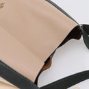 Coach Shoulder Bag Leather Gold Beige Auth 204975A-6