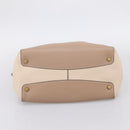 Coach Shoulder Bag Leather Gold Beige Auth 204975A-5