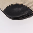 LONGCHAMP Shoulder Bag Canvas Beige Auth 204983A-14