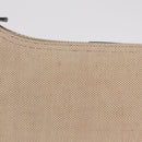 LONGCHAMP Shoulder Bag Canvas Beige Auth 204983A-4