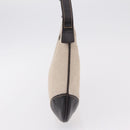 LONGCHAMP Shoulder Bag Canvas Beige Auth 204983A-5