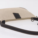 LONGCHAMP Shoulder Bag Canvas Beige Auth 204983A-7