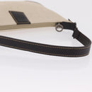 LONGCHAMP Shoulder Bag Canvas Beige Auth 204983A-8