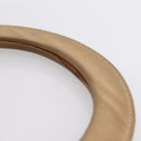 Christian Dior Lady Dior Canage Hand Bag Nylon Beige Gold Auth 205012-8