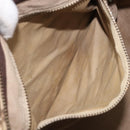 Christian Dior Trotter Canvas Boston Bag Beige Gold Auth 205015-22
