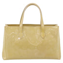 LOUIS VUITTON Monogram Vernis Wilshire PM Bag Broncorail M91452 LV Auth 205020-2