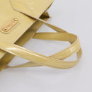 LOUIS VUITTON Monogram Vernis Wilshire PM Bag Broncorail M91452 LV Auth 205020-7