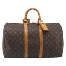 LOUIS VUITTON Monogram Keepall 45 Boston Bag M41428 LV Auth 205021-2
