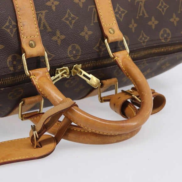 LOUIS VUITTON Monogram Keepall 45 Boston Bag M41428 LV Auth 205021