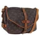 LOUIS VUITTON Monogram Saumur 30 Shoulder Bag M42256 LV Auth 205023-1
