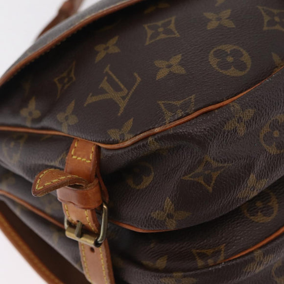 LOUIS VUITTON Monogram Saumur 30 Shoulder Bag M42256 LV Auth 205023
