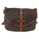 LOUIS VUITTON Monogram Saumur 30 Shoulder Bag M42256 LV Auth 205023-2