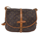 LOUIS VUITTON Monogram Saumur 30 Shoulder Bag M42256 LV Auth 205023-3