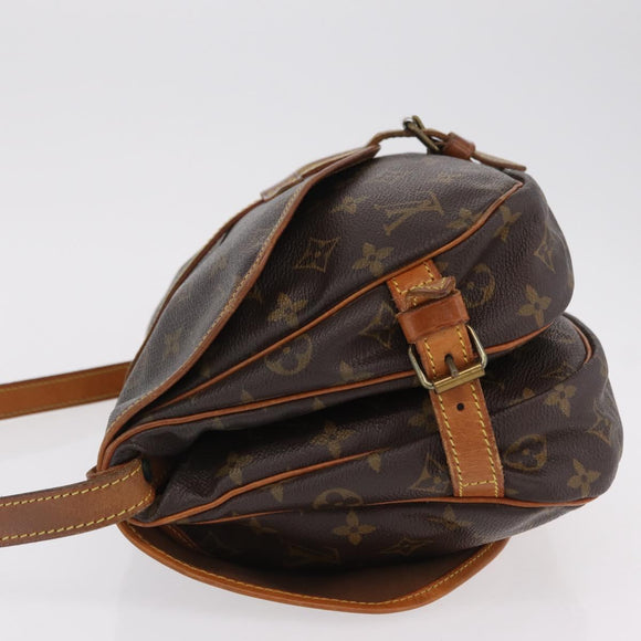 LOUIS VUITTON Monogram Saumur 30 Shoulder Bag M42256 LV Auth 205023