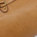 GUCCI Interlocking Hand Bag Leather Brown Gold 121551 Auth 205024-10