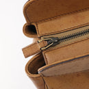 GUCCI Interlocking Hand Bag Leather Brown Gold 121551 Auth 205024-20
