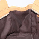 GUCCI Interlocking Hand Bag Leather Brown Gold 121551 Auth 205024-23