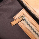 GUCCI Interlocking Hand Bag Leather Brown Gold 121551 Auth 205024-24