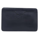 Christian Dior Honeycomb Canvas Clutch Bag PVC Leather Navy Gold Auth 205025A-2