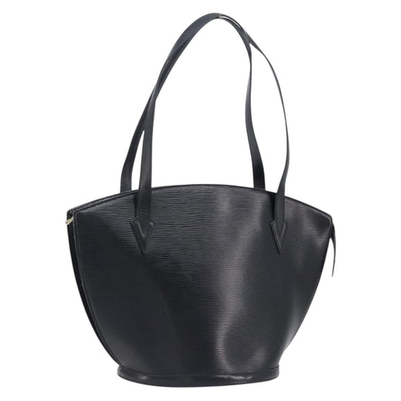 LOUIS VUITTON Epi Saint Jacques Shopping Shoulder Bag Black M52272 Auth 205031V