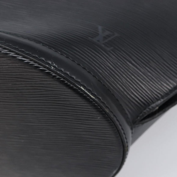 LOUIS VUITTON Epi Saint Jacques Shopping Shoulder Bag Black M52272 Auth 205031V