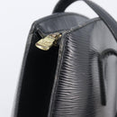 LOUIS VUITTON Epi Saint Jacques Shopping Shoulder Bag Black M52272 Auth 205031V-19