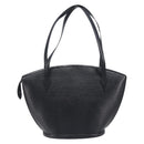LOUIS VUITTON Epi Saint Jacques Shopping Shoulder Bag Black M52272 Auth 205031V-3