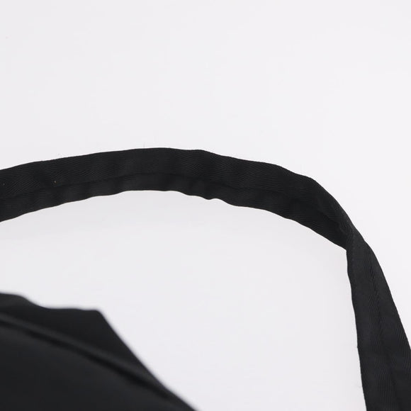 PRADA Boston Bag Nylon 2way Black Silver Auth 205032