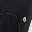 PRADA Boston Bag Nylon 2way Black Silver Auth 205032-15