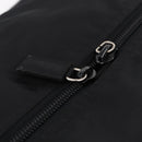 PRADA Boston Bag Nylon 2way Black Silver Auth 205032-18