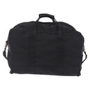 PRADA Boston Bag Nylon 2way Black Silver Auth 205032-3