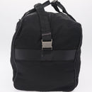 PRADA Boston Bag Nylon 2way Black Silver Auth 205032-4