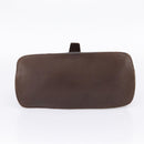 Bottega Veneta INTRECCIATO Hand Bag Leather Brown Gold 113087 Auth 205035V-5