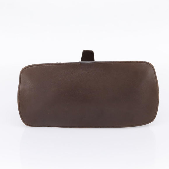 Bottega Veneta INTRECCIATO Hand Bag Leather Brown Gold 113087 Auth 205035V