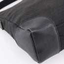 GUCCI GG Canvas Shoulder Bag Black Silver 110054 Auth 205037-14