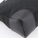 GUCCI GG Canvas Shoulder Bag Black Silver 110054 Auth 205037-16
