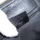 GUCCI GG Canvas Shoulder Bag Black Silver 110054 Auth 205037-12