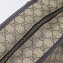 GUCCI GG Supreme Tote Bag PVC Beige Silver 211137 Auth 205038-8
