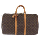 LOUIS VUITTON Monogram Keepall 50 Boston Bag M41426 LV Auth 205043V-2