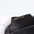 GUCCI GG Supreme Web Sherry Line Bag PVC Black Gold 156 02 066 Auth 205045-20