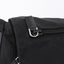 PRADA Shoulder Bag Nylon Black Silver Auth 205048-20